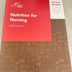 ATI Nutrition for Nursing Review Module - Red & Brown Cover